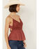 Image #2 - Shyanne Women's Lace Bustier Tank, Rust Copper, hi-res