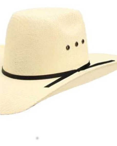 M & F Western Kids' Straw Cowboy Hat , Natural, hi-res