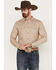 Image #1 - Cody James Men's Wooly Mammoth Western Long Sleeve Shirt, Tan, hi-res