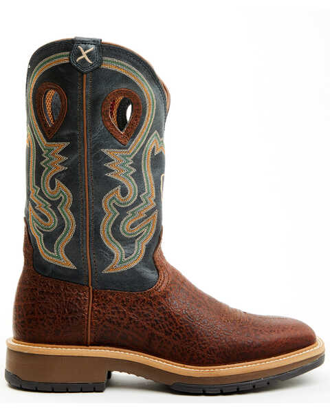 Image #2 - Twisted X Men's Horseman Western Boots - Square Toe, Brown, hi-res