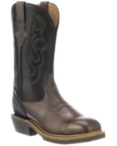 Image #1 - Lucchese Men's Welted Waterproof Western Work Boots - Steel Toe, , hi-res