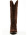 Image #4 - Macie Bean Women's Life's Like A Box Of Chocolates Suede Tall Western Boots - Round Toe, Chocolate, hi-res