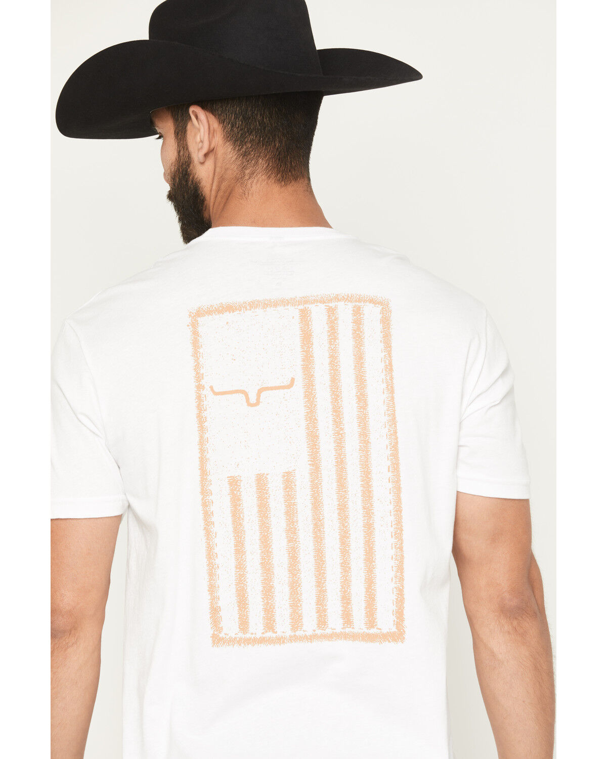Image #4 - Kimes Ranch Men's Patched Patriotic Logo Short Sleeve Graphic T-Shirt, White, hi-res