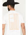 Image #4 - Kimes Ranch Men's Patched Patriotic Logo Short Sleeve Graphic T-Shirt, White, hi-res