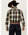 Image #4 - Roper Men's Amarillo Plaid Print Long Sleeve Button-Down Western Shirt, Multi, hi-res