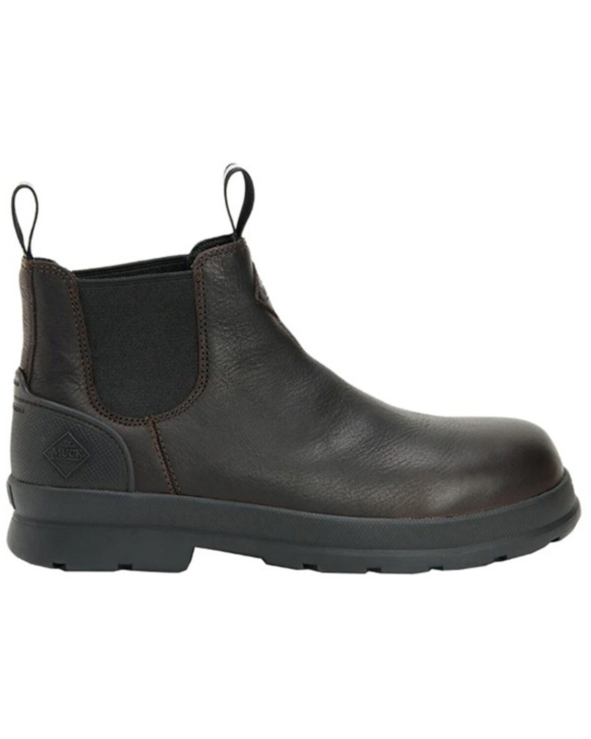 Image #2 - Muck Boots Men's Chore Farm Leather Chelsea Boots - Composite Toe, Black, hi-res