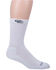 Dan Post Men's Lites Crew White Socks - Size 7 to 10, White, hi-res