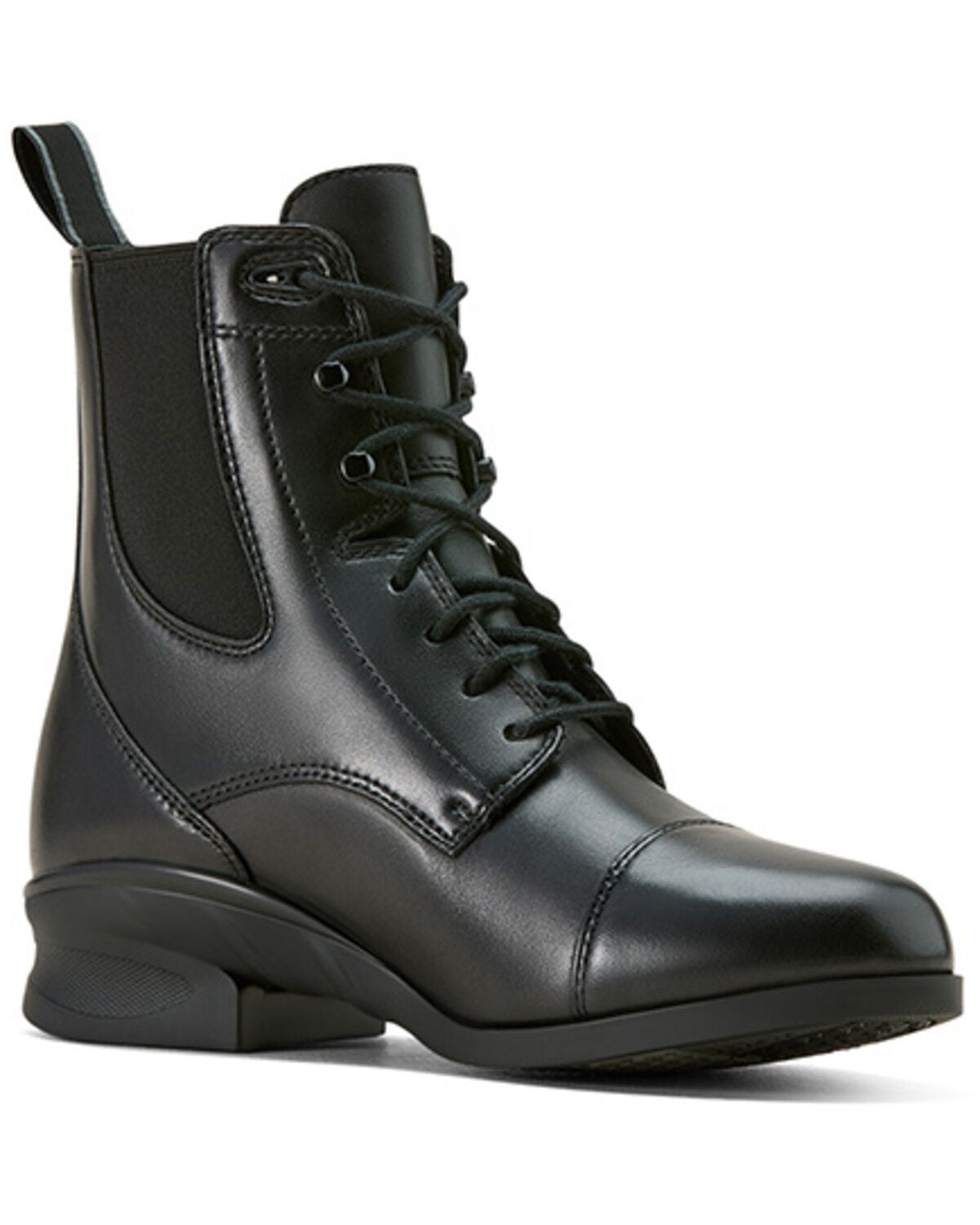 Ariat Women's Heritage Lace Paddock Boots - Round Toe, Black, hi-res