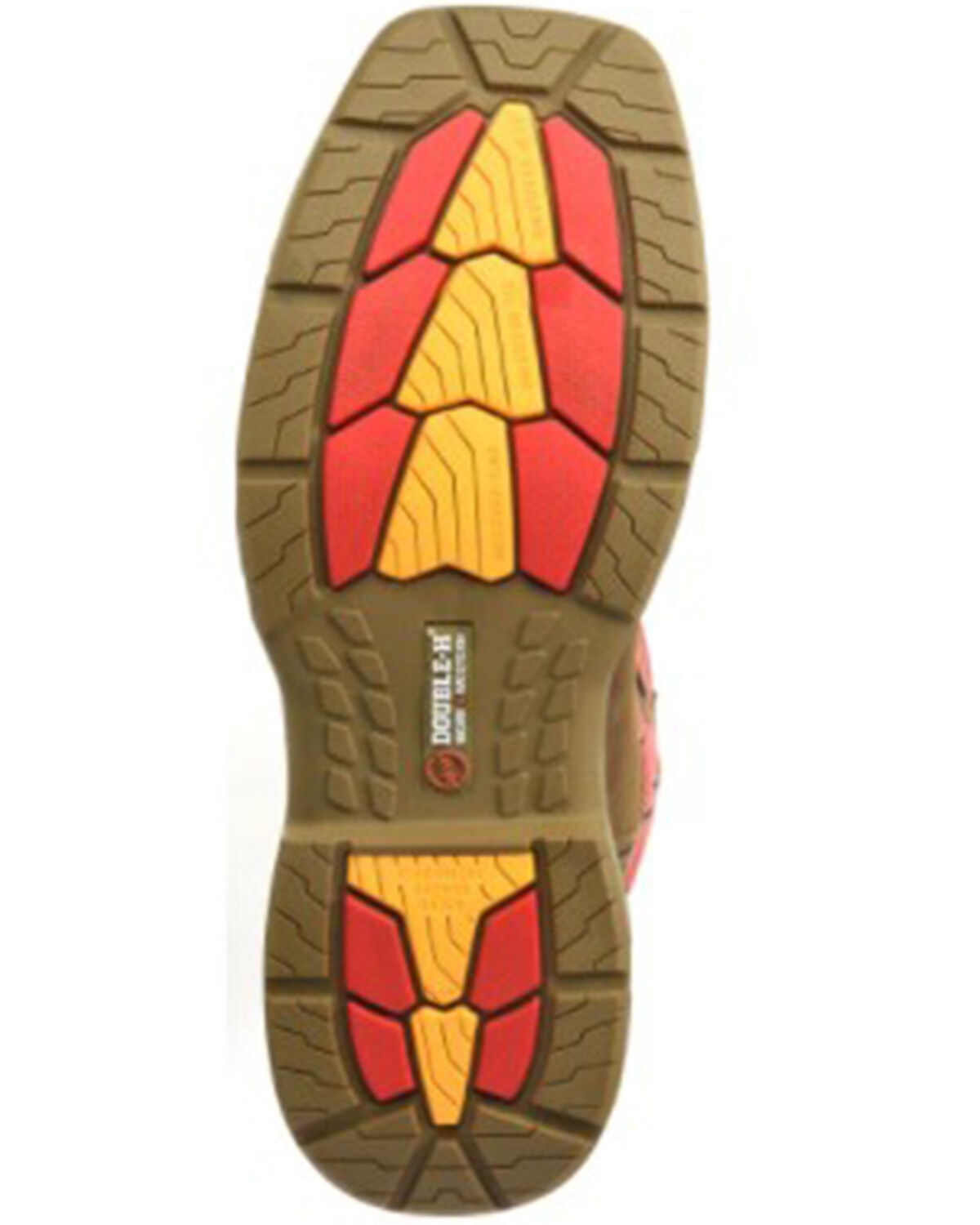 Image #7 - Double H Men's Henley Waterproof Western Work Boots - Composite Toe, Brown, hi-res