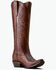 Image #1 - Ariat Women's Calera Tall Western Boots - Snip Toe, Brown, hi-res