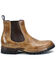 Image #2 - Bed Stu Men's Brady Trek Chelsea Ankle Boots - Round Toe, Tan, hi-res