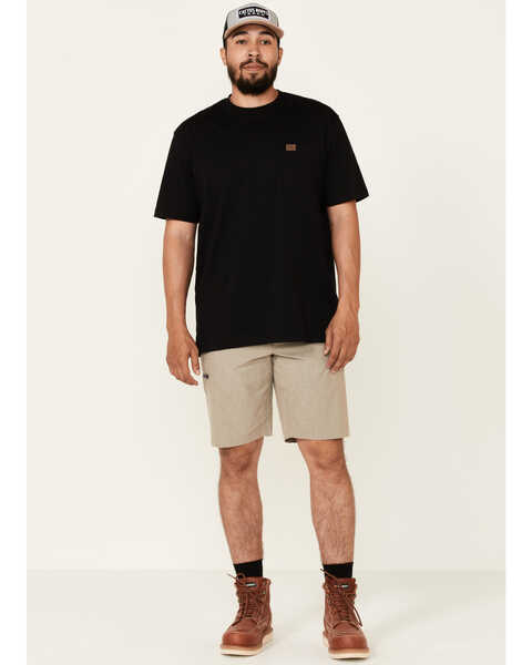 Flag & Anthem Men's Mini Stripe Made Flex Hybrid Shorts , Beige/khaki, hi-res