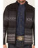 Image #3 - Cody James Men's Arena Serape Southwestern Striped Concealed Carry Softshell Jacket, Caviar, hi-res