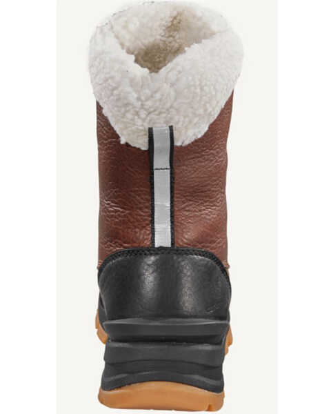 Image #5 - Carhartt Women's Pellston 8" Winter Work Boot - Soft Toe, Chestnut, hi-res