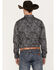 Cody James Men's Cassidy Paisley Button Down Long Sleeve Western Shirt, Black, hi-res