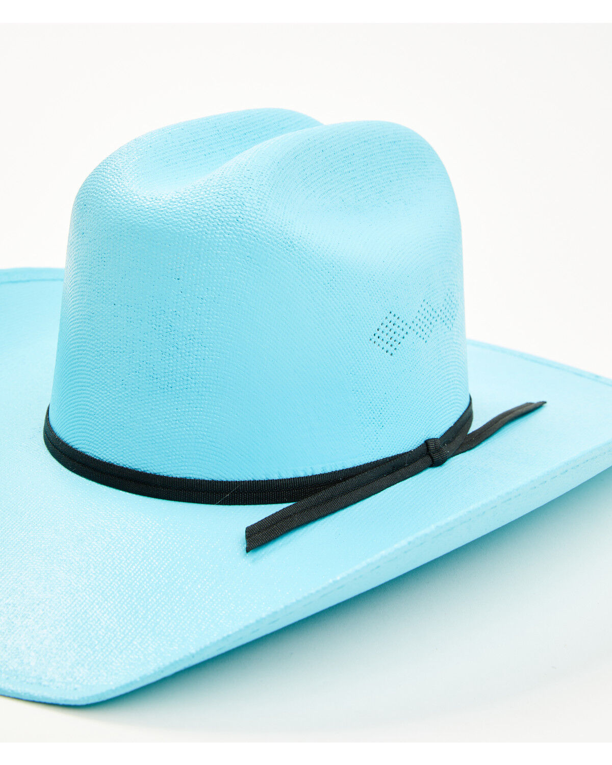 Image #2 - Cody James Kids' Cowpoke Straw Cowboy Hat, Blue, hi-res