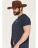 Image #2 - Kimes Ranch Men's Heavy Text Short Sleeve Graphic T-Shirt, Navy, hi-res