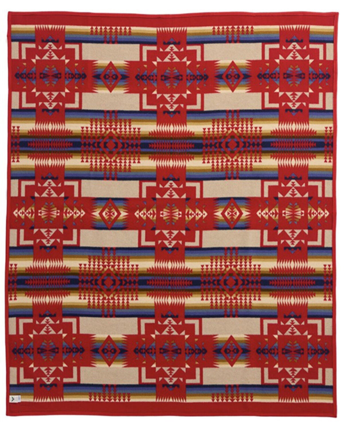 Image #2 - Pendleton Chief Joseph Blanket, Red, hi-res
