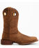 Image #2 - RANK 45® Men's Warrior Performance Western Boots - Broad Square Toe, Coffee, hi-res