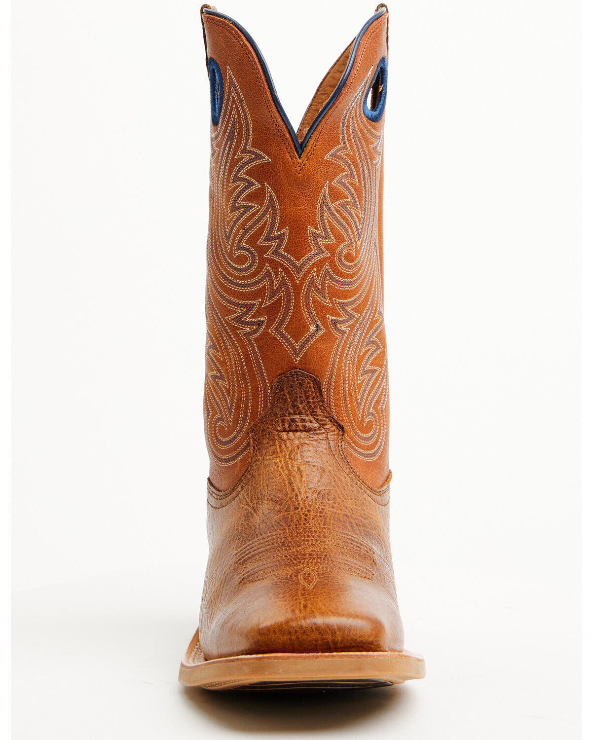 Image #4 - Ariat Men's HIghland Toughstock Performance Western Boots - Broad Square Toe, Brown, hi-res