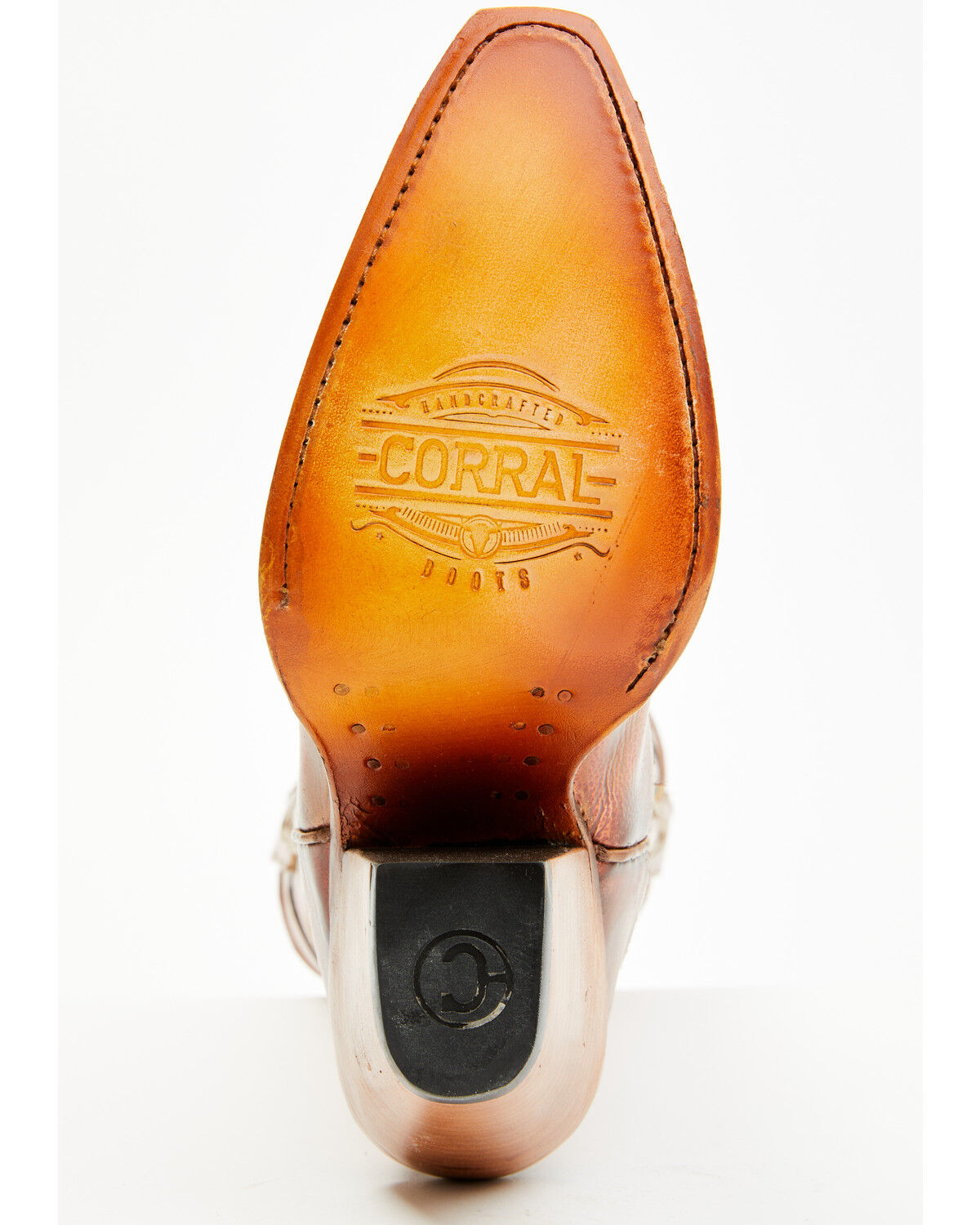 Image #7 - Corral Women's Metallic Tall Western Boots - Snip Toe, Rose Gold, hi-res
