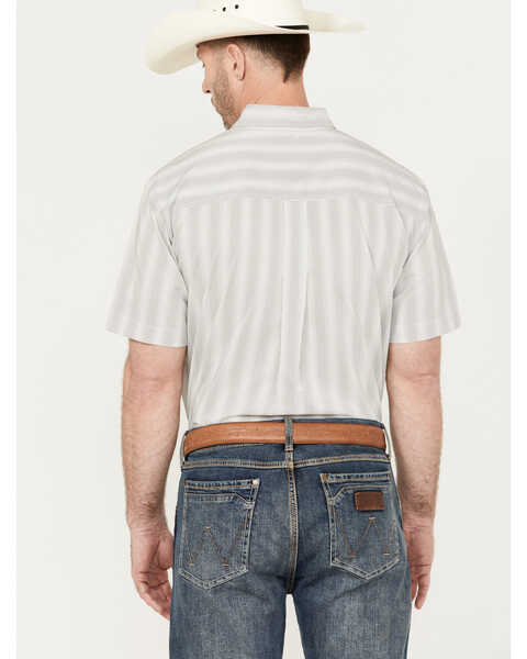 Image #4 - Cinch Men's ARENAFLEX Short Sleeve Button Down Western Shirt, White, hi-res