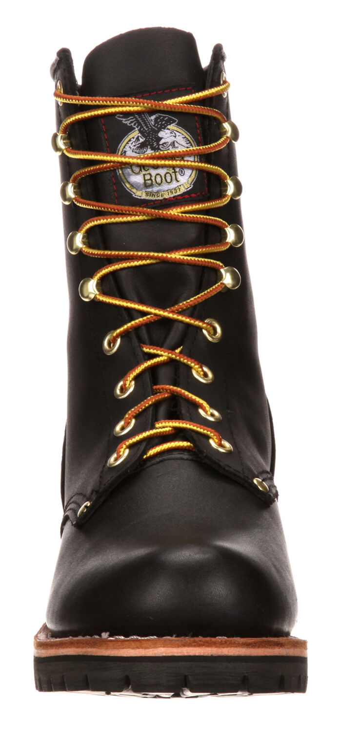 Image #4 - Georgia Boot Men's Logger Work Boots - Soft Toe, Black, hi-res