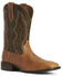 Image #1 - Ariat Men's Sport Riggin Western Performance Boots - Broad Square Toe, Brown, hi-res