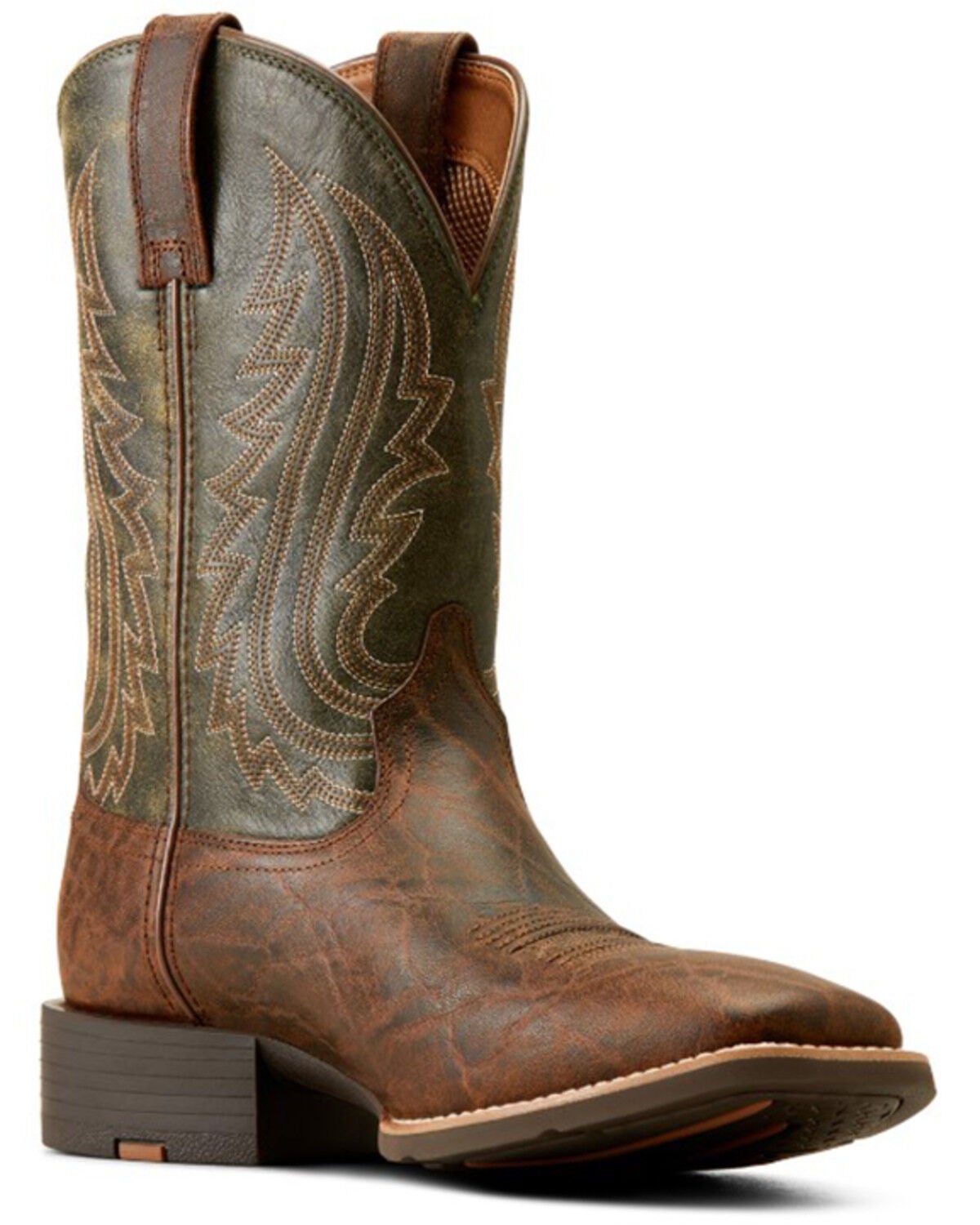 Ariat Men's Sport Big Country Performance Western Boots - Broad Square Toe, Brown, hi-res