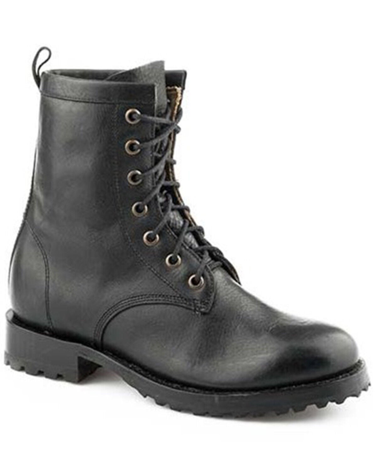 Stetson Women's Sam Western Boots - Round Toe, Black, hi-res