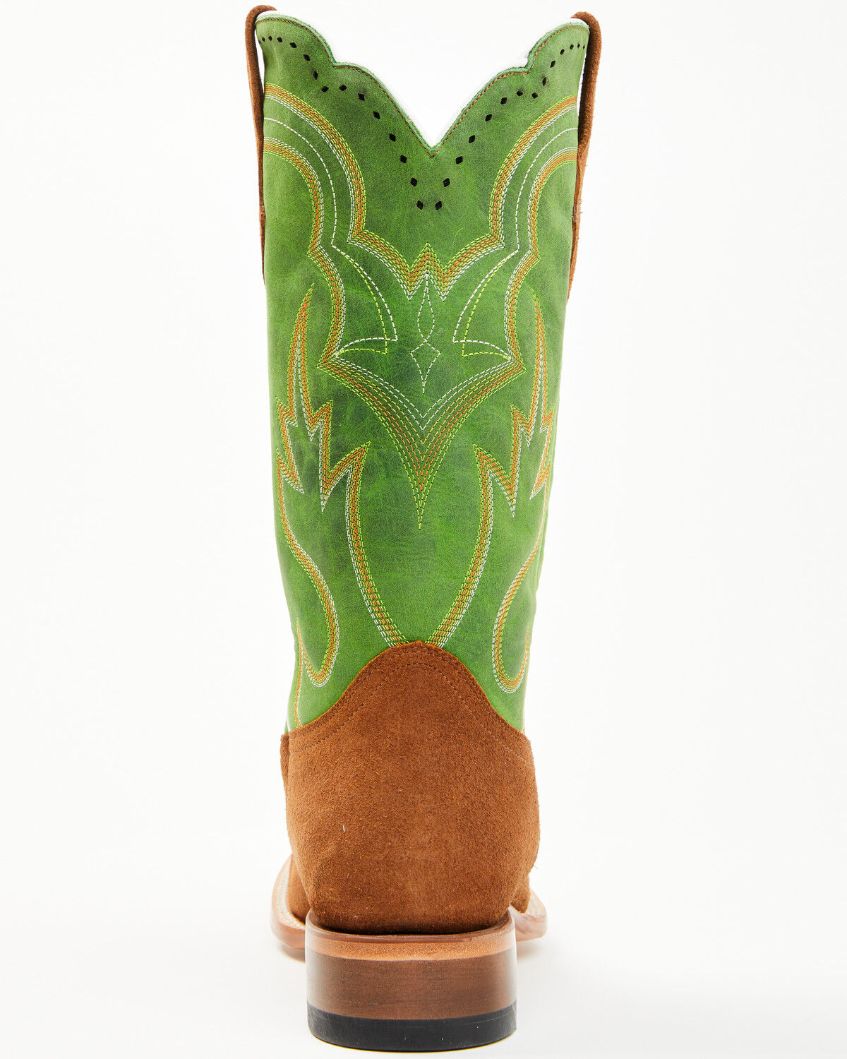Image #5 - Cody James Men's Tomahawk Roughout Tall Western Boots - Broad Square Toe, Green, hi-res