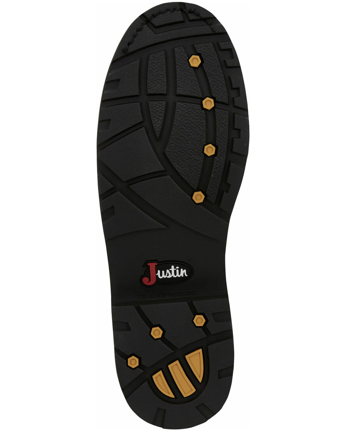 Image #7 - Justin Men's Drywall Waterproof Work Boots - Steel Toe, Brown, hi-res