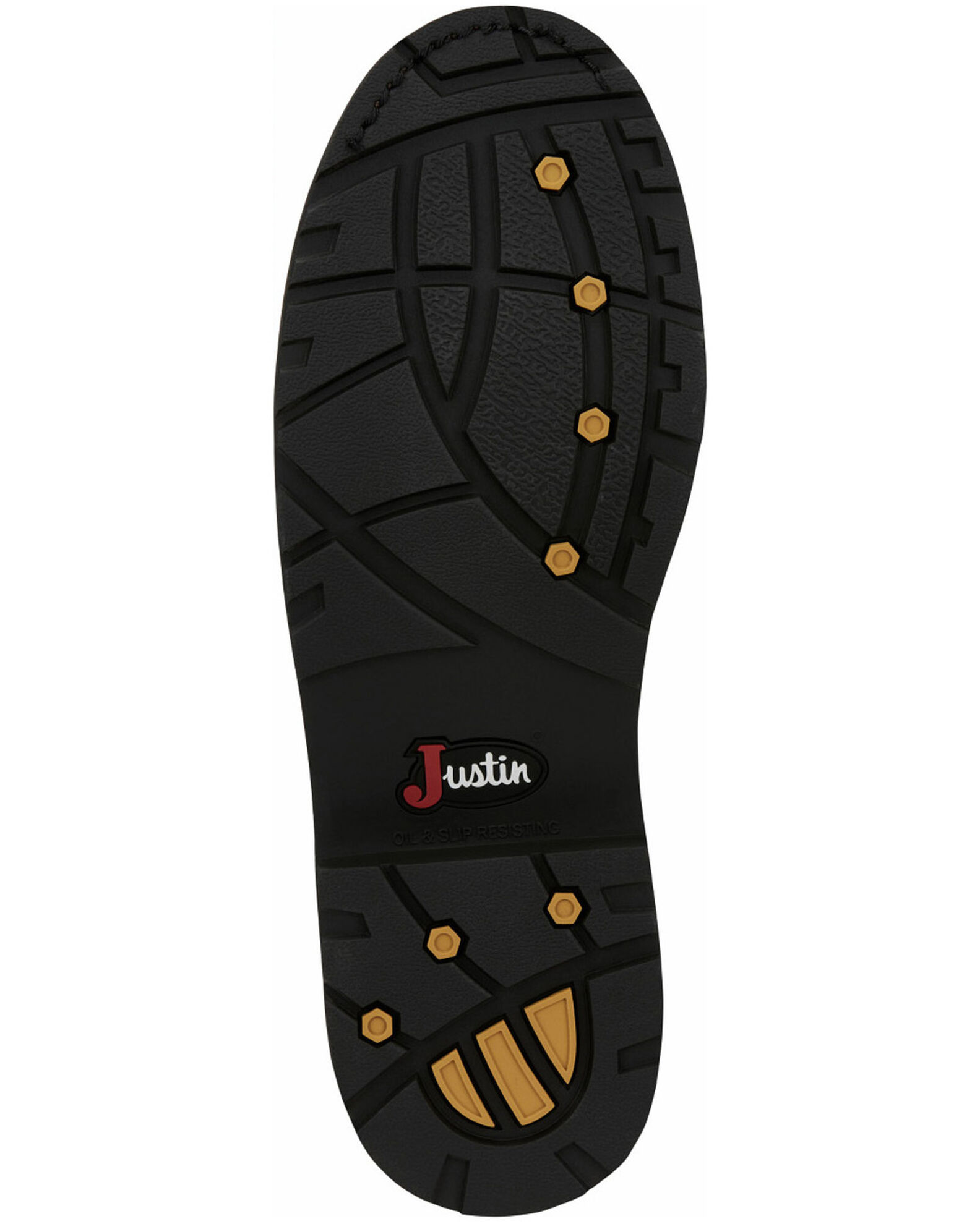Image #7 - Justin Men's Drywall Waterproof Work Boots - Steel Toe, Brown, hi-res