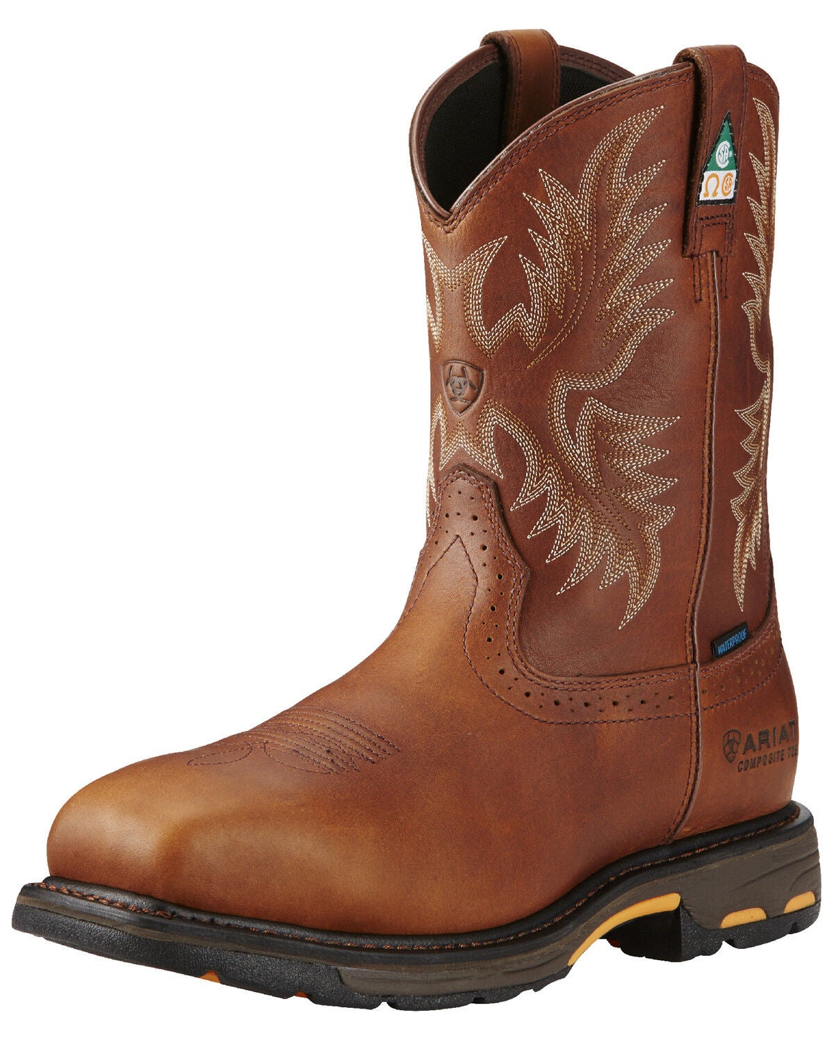 Ariat Men's WorkHog&reg; H2O CSA Work Boots - Composite Toe, Copper, hi-res