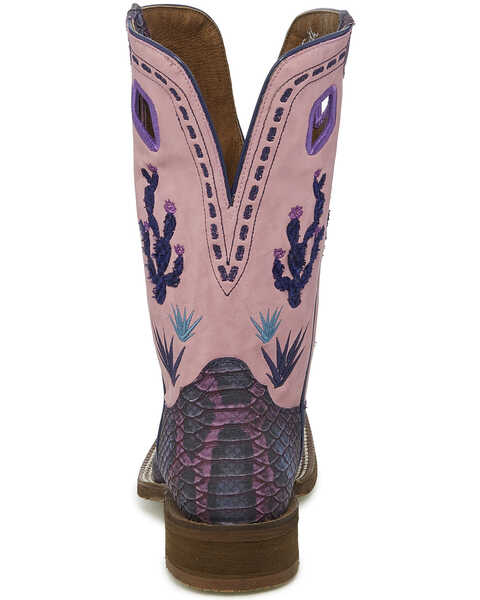 Image #2 - Nocona Women's Sedinia Python Print Western Boots - Square Toe, , hi-res