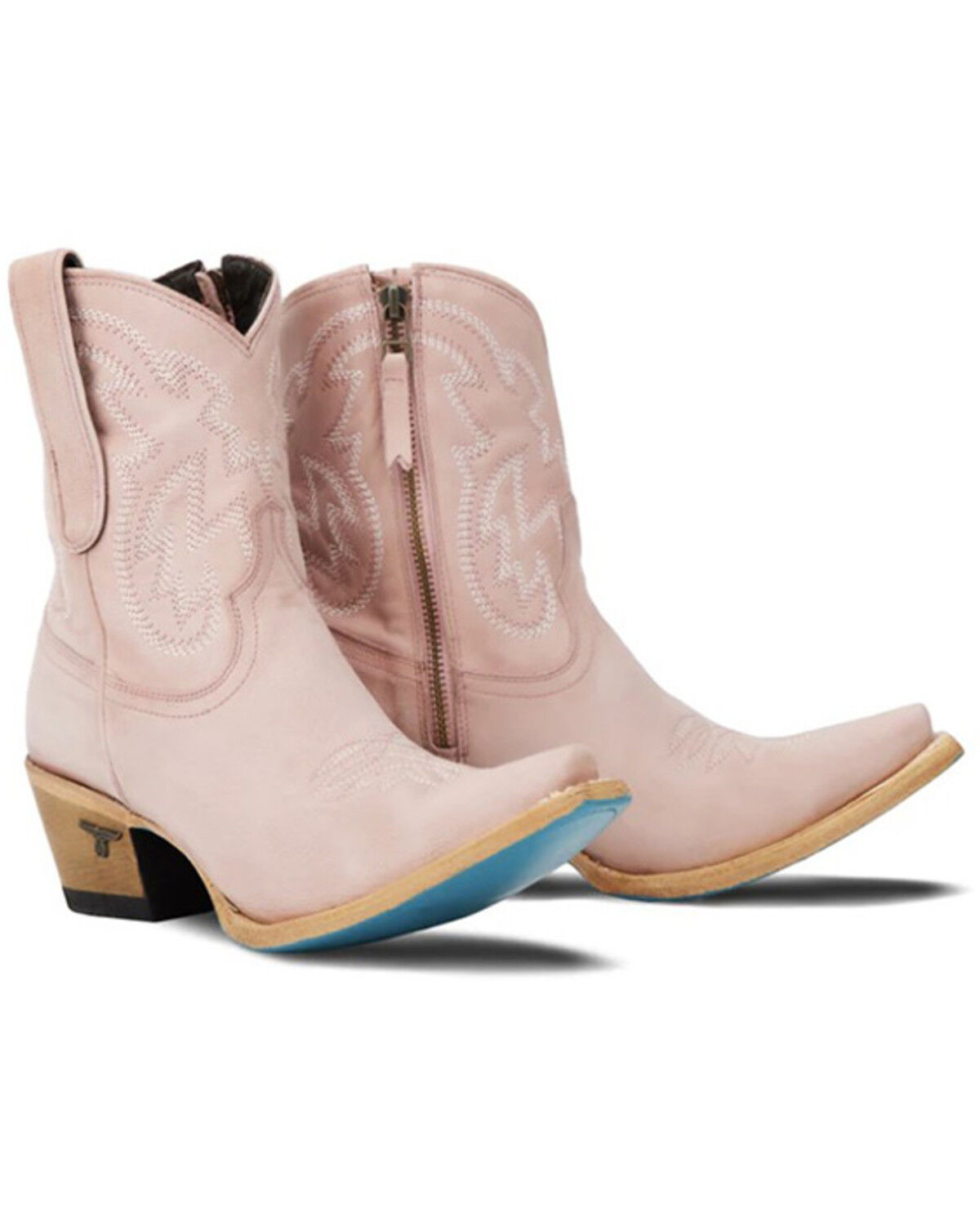 Image #1 - Lane Women's Smokeshow Western Booties - Snip Toe, Blush, hi-res