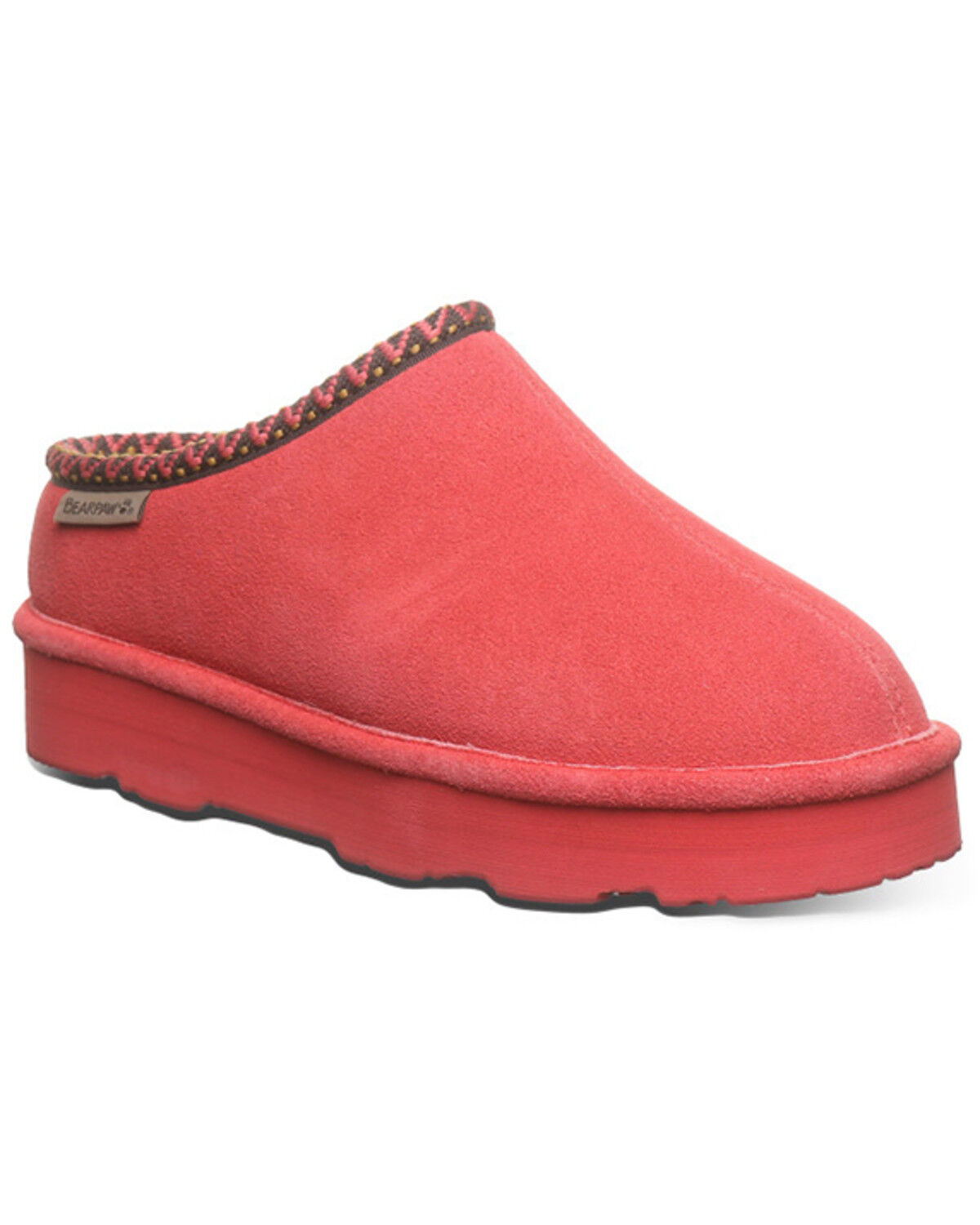 Image #1 - Bearpaw Women's Martis Platform Slippers, Coral, hi-res