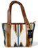 Image #1 - Ranch Junkie Women's Aspen Southwestern Wool Saddle Blanket Tote Bag, Multi, hi-res