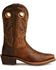 Image #4 - Ariat Men's Heritage Roughstock Performance Western Boots - Square Toe, Brown Oiled Rowdy, hi-res