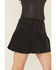 Image #2 - Levi's Women's Open Mind Pleated Denim Mini Skirt, Black, hi-res