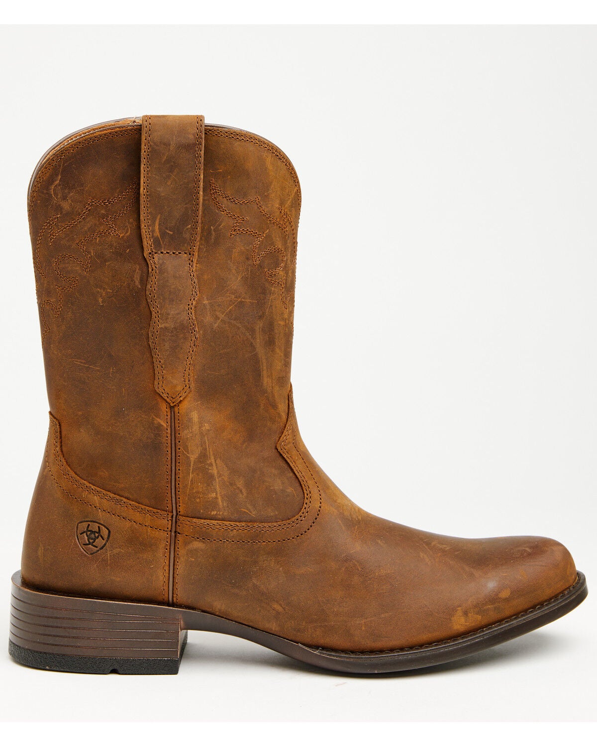 Image #2 - Ariat Men's Sonoro Western Roper Boots - Round Toe, Brown, hi-res