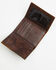 Image #3 - Cody James Men's Caiman Print Trifold Wallet, Dark Brown, hi-res