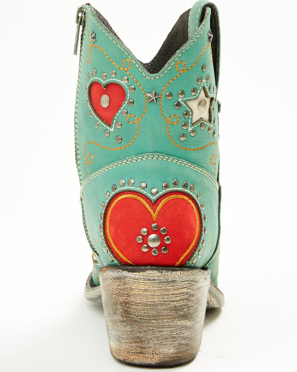 Image #5 - Liberty Black Women's Vegas Turquesa Booties - Snip Toe, Turquoise, hi-res
