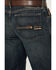 Image #3 - Ariat Men's M4 Derek Dark Wash Relaxed Stretch Bootcut Jeans, Dark Wash, hi-res