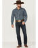 Image #1 - Ariat Men's M2 Bisman Gage Stretch Relaxed Stackable Bootcut Jeans , Blue, hi-res