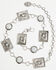 Image #2 - Shyanne Women's Southwestern Concho Chain Belt, Silver, hi-res