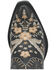 Image #6 - Dingo Women's Primrose Embroidered Floral Western Booties - Snip Toe, Black, hi-res