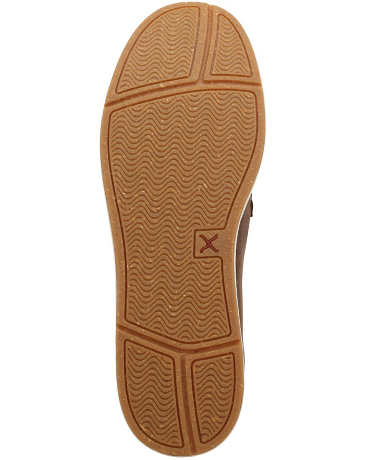 Image #7 - Twisted X Men's Exotic Ostrich Slip-On Ultralite X™ Casual Shoes - Moc Toe, Brown, hi-res