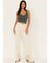 Image #1 - Cleo + Wolf Women's Mid Rise Flare Corduroy Pants , Natural, hi-res