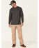 Image #2 - Hawx Men's Solid Charcoal Forge Long Sleeve Work Pocket T-Shirt, Charcoal, hi-res